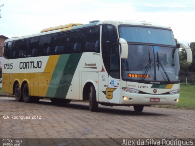 Empresa Gontijo de Transportes 17315 na cidade de Porto Velho, Rondônia, Brasil, por Alex da Silva Rodrigues. Número da foto: #918647.