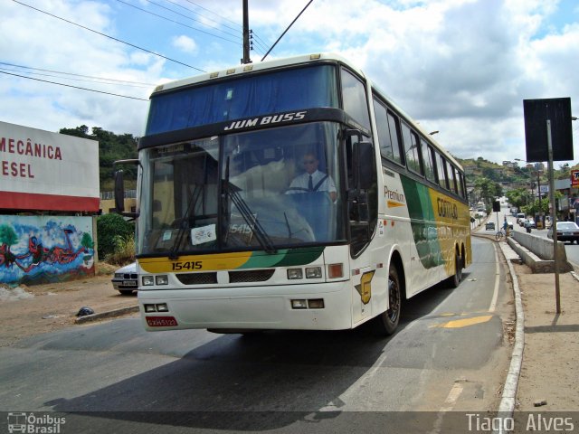 Empresa Gontijo de Transportes 15415 na cidade de Coronel Fabriciano, Minas Gerais, Brasil, por Tiago  Alves. ID da foto: 919730.