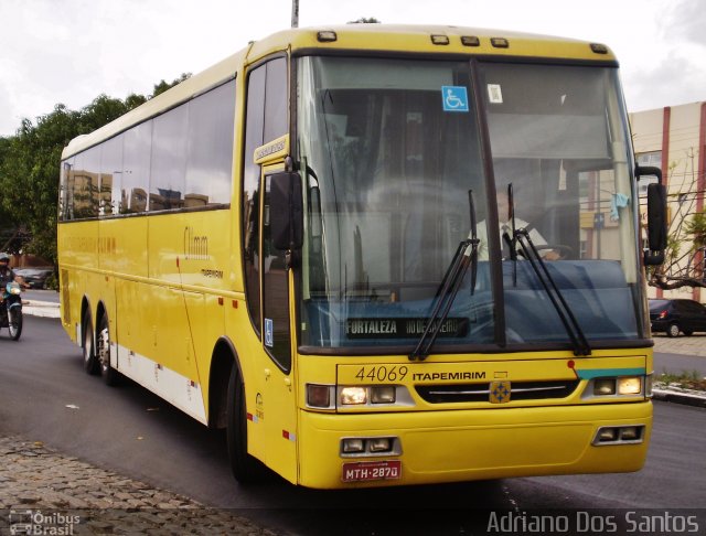 Viação Itapemirim 44069 na cidade de Fortaleza, Ceará, Brasil, por Adriano dos Santos. Número da foto: #922202.