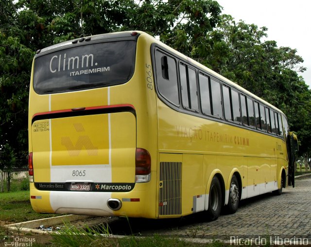 Viação Itapemirim 8065 na cidade de Vitória da Conquista, Bahia, Brasil, por Ricardo Liberino. Número da foto: #921306.