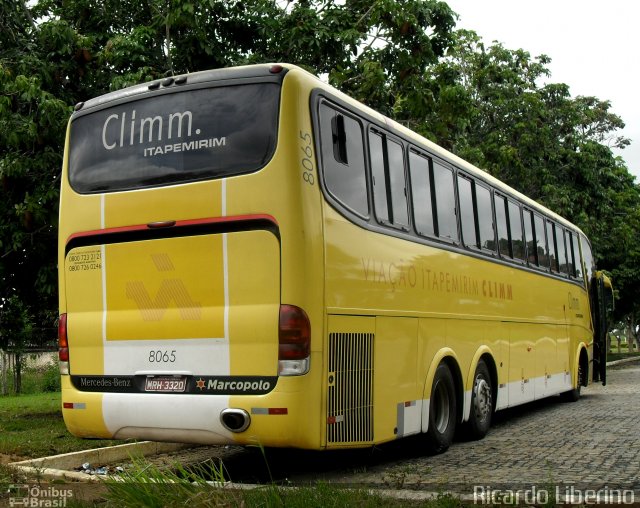 Viação Itapemirim 8065 na cidade de Vitória da Conquista, Bahia, Brasil, por Ricardo Liberino. ID da foto: 921306.