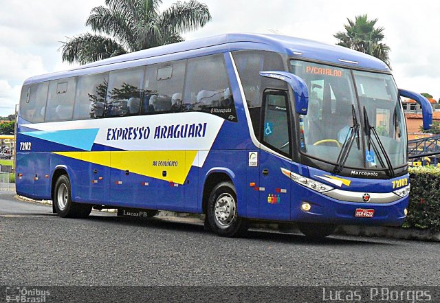 Expresso Araguari 72102 na cidade de Uberlândia, Minas Gerais, Brasil, por Lucas Borges . Número da foto: #921389.