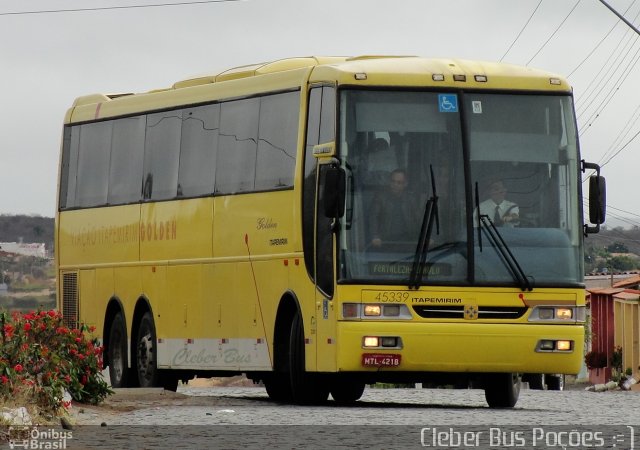 Viação Itapemirim 45339 na cidade de Poções, Bahia, Brasil, por Cleber Bus. Número da foto: #921405.