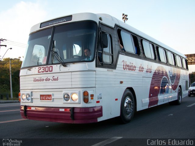 União do Sul - Transportadora Turística Autêntica 2300 na cidade de Aparecida, São Paulo, Brasil, por Carlos Eduardo. Número da foto: #922056.