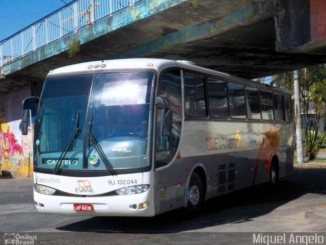 Evanil Transportes e Turismo RJ 132.044 na cidade de Nova Iguaçu, Rio de Janeiro, Brasil, por Miguel Angelo. Número da foto: #886766.