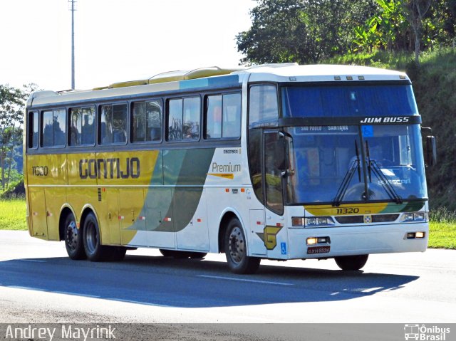 Empresa Gontijo de Transportes 11320 na cidade de Ribeirão Vermelho, Minas Gerais, Brasil, por Andrey Gustavo. Número da foto: #886779.