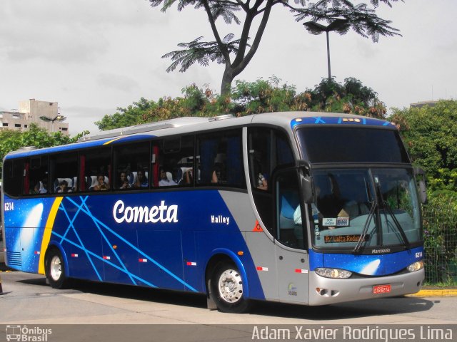 Viação Cometa 6214 na cidade de São Paulo, São Paulo, Brasil, por Adam Xavier Rodrigues Lima. Número da foto: #923413.