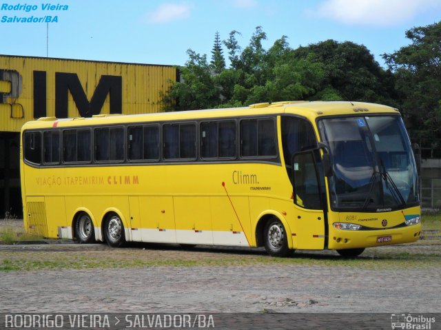 Viação Itapemirim 8081 na cidade de Salvador, Bahia, Brasil, por Rodrigo Vieira. ID da foto: 923167.