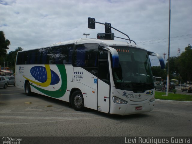 Marinho Transporte e Turismo RJ 542.007 na cidade de Porto Seguro, Bahia, Brasil, por Levi Rodrigues dos Santos. Número da foto: #923519.