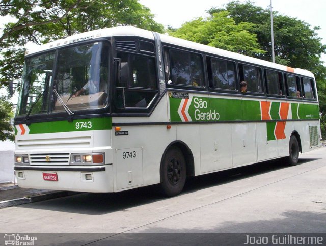 Cia. São Geraldo de Viação 9743 na cidade de São Paulo, São Paulo, Brasil, por João Guilherme Lopes. Número da foto: #924221.