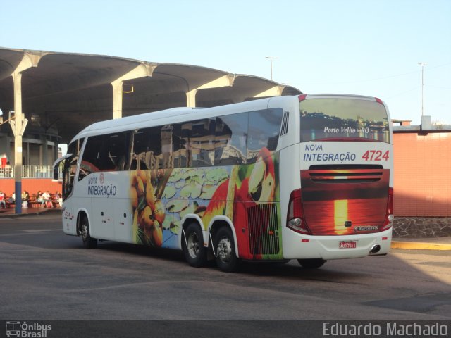 Viação Nova Integração 4724 na cidade de Porto Alegre, Rio Grande do Sul, Brasil, por Eduardo Machado. Número da foto: #923633.