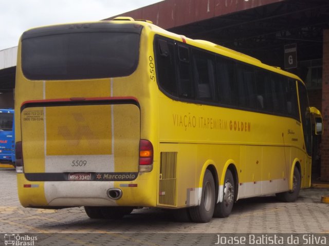 Viação Itapemirim 5509 na cidade de Coronel Fabriciano, Minas Gerais, Brasil, por Joase Batista da Silva. ID da foto: 924626.