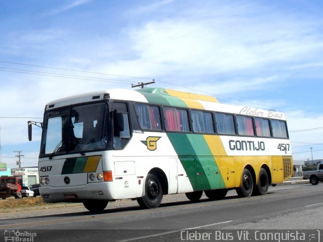 Empresa Gontijo de Transportes 4517 na cidade de Vitória da Conquista, Bahia, Brasil, por Cleber Bus. Número da foto: #925285.