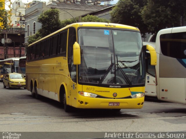 Viação Itapemirim 8073 na cidade de Rio de Janeiro, Rio de Janeiro, Brasil, por André Luiz Gomes de Souza. ID da foto: 926279.