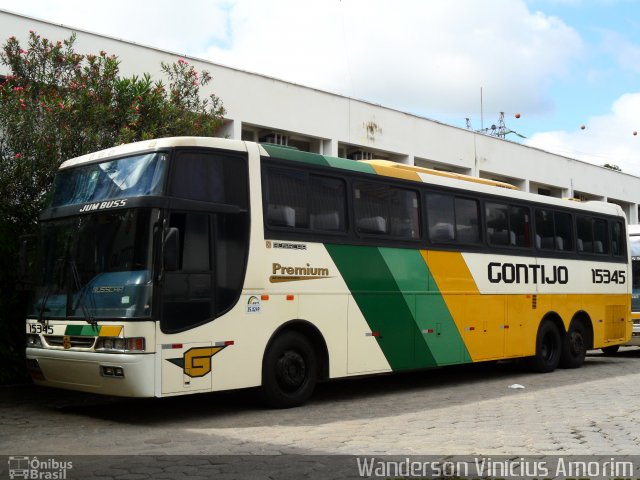 Empresa Gontijo de Transportes 15345 na cidade de Governador Valadares, Minas Gerais, Brasil, por Wanderson Vinícius Amorim. Número da foto: #927725.