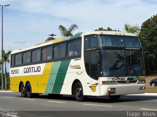 Empresa Gontijo de Transportes 15200 na cidade de Ipatinga, Minas Gerais, Brasil, por Tiago  Alves. ID da foto: 928155.