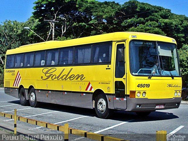 Viação Itapemirim 45019 na cidade de São José dos Campos, São Paulo, Brasil, por Paulo Rafael Peixoto. ID da foto: 926690.