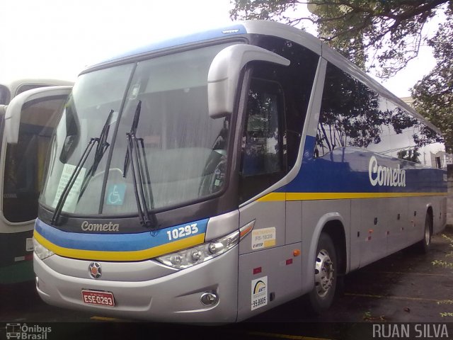 Viação Cometa 10293 na cidade de São Paulo, São Paulo, Brasil, por Ruan Silva. ID da foto: 926496.