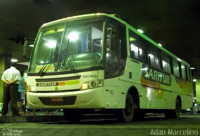 Saritur - Santa Rita Transporte Urbano e Rodoviário 14040 na cidade de Belo Horizonte, Minas Gerais, Brasil, por Adão Raimundo Marcelino. ID da foto: 928448.