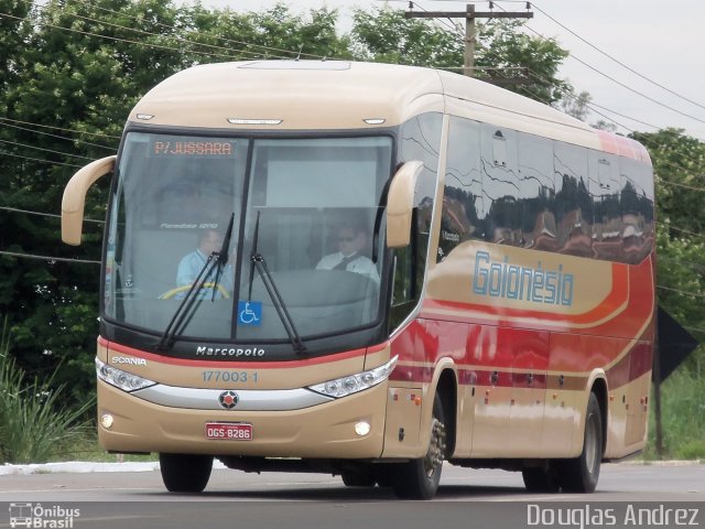 Auto Viação Goianésia 177003-1 na cidade de Trindade, Goiás, Brasil, por Douglas Andrez. Número da foto: #929645.