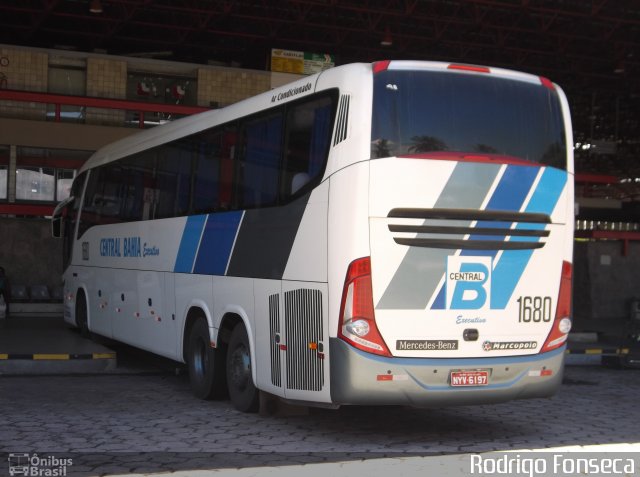 Viação Central Bahia de Transportes 1680 na cidade de Maceió, Alagoas, Brasil, por Rodrigo Fonseca. Número da foto: #929849.