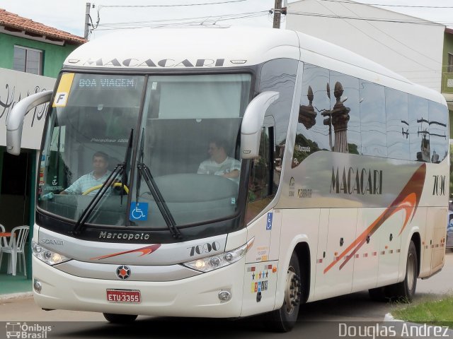 Auto Ônibus Macacari 7090 na cidade de Trindade, Goiás, Brasil, por Douglas Andrez. Número da foto: #931607.