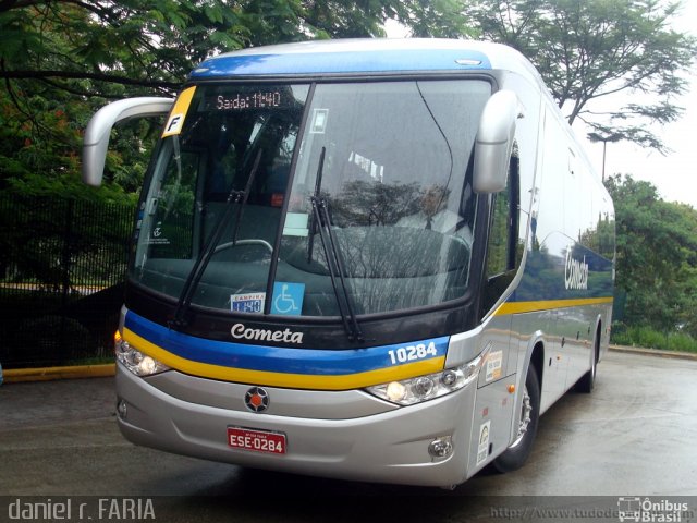 Viação Cometa 10284 na cidade de São Paulo, São Paulo, Brasil, por Daniel R.  Faria. Número da foto: #932005.