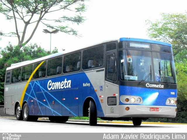 Viação Cometa 7619 na cidade de São Paulo, São Paulo, Brasil, por Adam Xavier Rodrigues Lima. ID da foto: 930239.