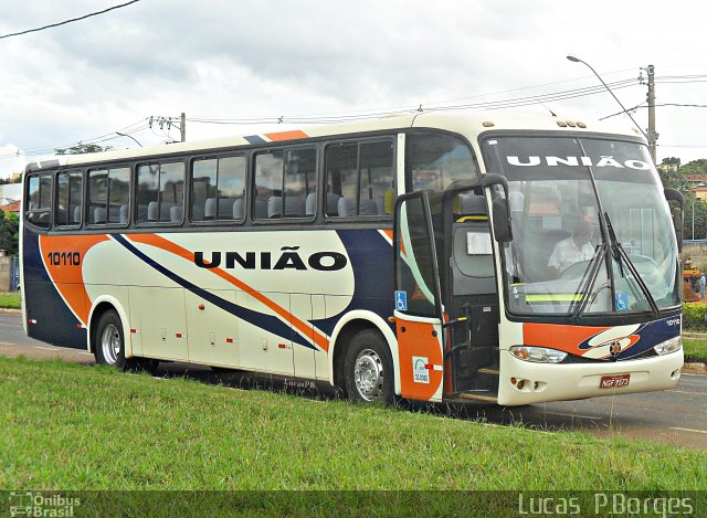 Expresso União 10110 na cidade de Araxá, Minas Gerais, Brasil, por Lucas Borges . ID da foto: 931435.