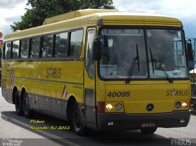 Viação Itapemirim 40095 na cidade de Resende, Rio de Janeiro, Brasil, por Paulo Henrique. Número da foto: #931072.