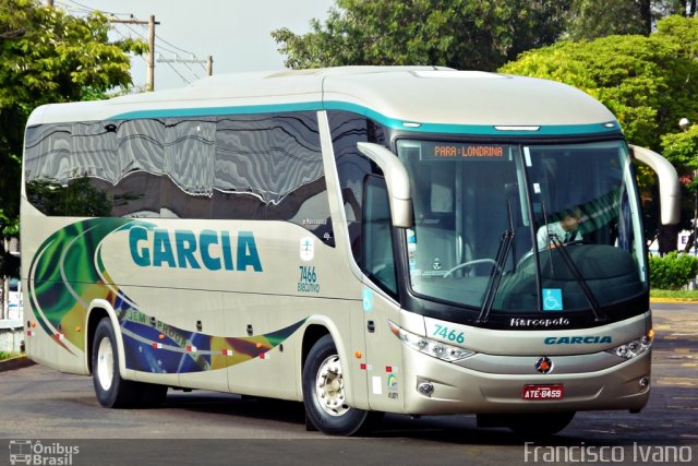 Viação Garcia 7466 na cidade de Presidente Prudente, São Paulo, Brasil, por Francisco Ivano. Número da foto: #932202.