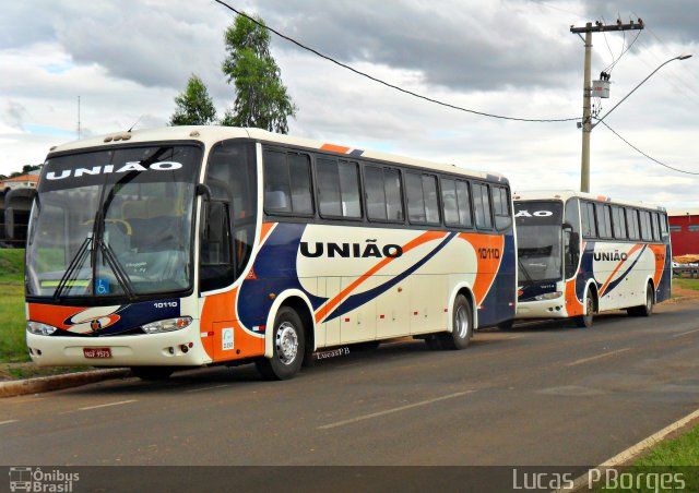 Expresso União 10110 na cidade de Araxá, Minas Gerais, Brasil, por Lucas Borges . Número da foto: #931451.