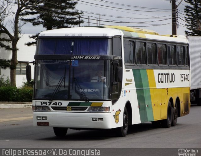 Empresa Gontijo de Transportes 15740 na cidade de Vitória da Conquista, Bahia, Brasil, por Felipe Pessoa de Albuquerque. ID da foto: 933818.