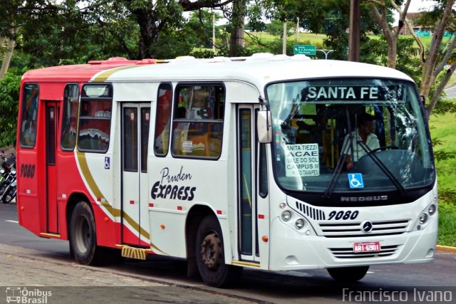 Pruden Express 9080 na cidade de Presidente Prudente, São Paulo, Brasil, por Francisco Ivano. Número da foto: #932862.