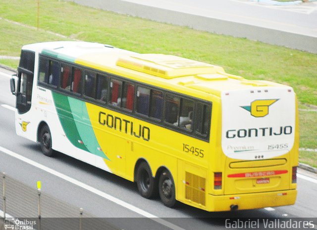 Empresa Gontijo de Transportes 15455 na cidade de Aparecida, São Paulo, Brasil, por Gabriel Valladares. ID da foto: 936281.