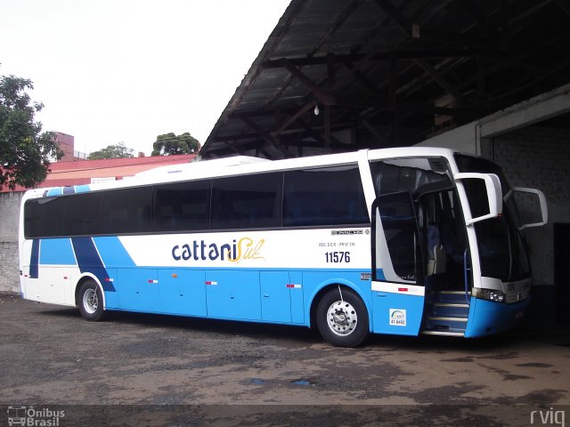Cattani Sul Transportes e Turismo 11576 na cidade de Pato Branco, Paraná, Brasil, por Rodrigo Augusto  Vignaga. Número da foto: #935583.