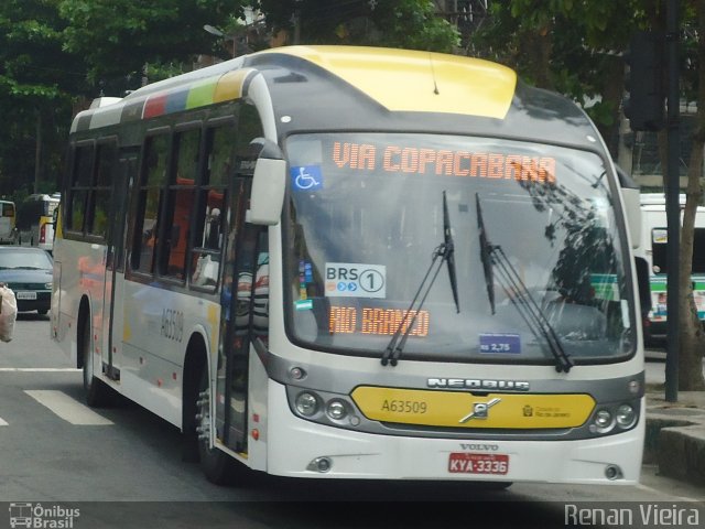 Erig Transportes > Gire Transportes A63509 na cidade de Rio de Janeiro, Rio de Janeiro, Brasil, por Renan Vieira. ID da foto: 935366.