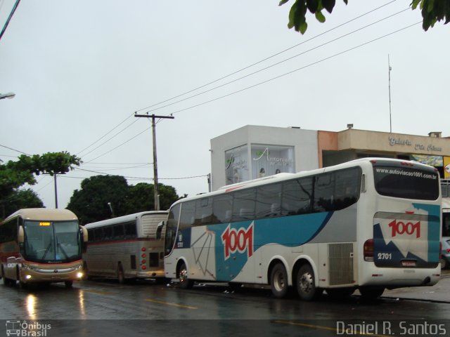 Auto Viação 1001 2701 na cidade de Goiânia, Goiás, Brasil, por Daniel Rocha dos Santos. Número da foto: #935130.