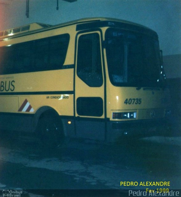 Viação Itapemirim 40735 na cidade de Rio de Janeiro, Rio de Janeiro, Brasil, por Pedro Alexandre Lima da Silva. Número da foto: #935275.