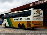 Empresa Gontijo de Transportes 17345 na cidade de Coronel Fabriciano, Minas Gerais, Brasil, por Wanderson Vinícius Amorim. Número da foto: #:id.