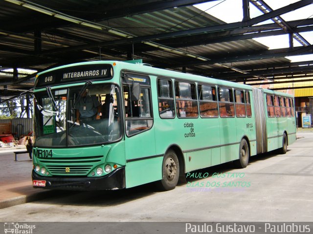 Auto Viação Mercês MR104 na cidade de Curitiba, Paraná, Brasil, por Paulo Gustavo. Número da foto: #937707.