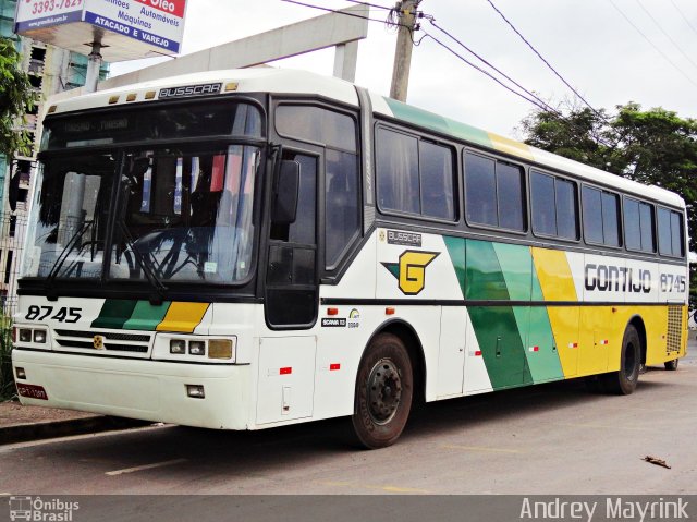 Empresa Gontijo de Transportes 8745 na cidade de Contagem, Minas Gerais, Brasil, por Andrey Gustavo. ID da foto: 938139.