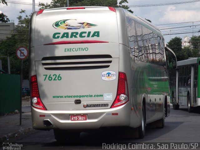 Viação Garcia 7626 na cidade de São Paulo, São Paulo, Brasil, por Rodrigo Coimbra. Número da foto: #938571.