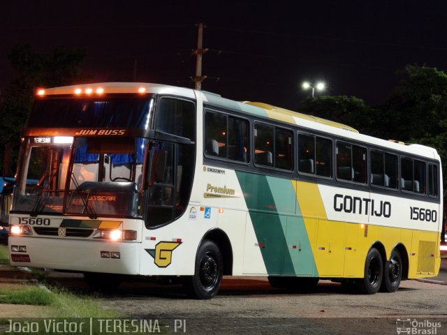 Empresa Gontijo de Transportes 15680 na cidade de Teresina, Piauí, Brasil, por João Victor. Número da foto: #938390.