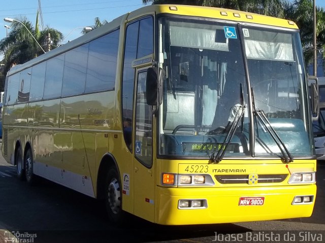 Viação Itapemirim 45223 na cidade de Vitória, Espírito Santo, Brasil, por Joase Batista da Silva. ID da foto: 936643.