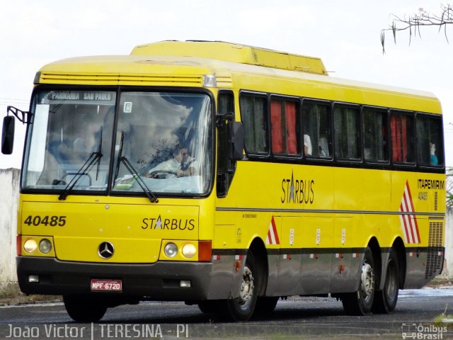 Viação Itapemirim 40485 na cidade de Teresina, Piauí, Brasil, por João Victor. ID da foto: 940191.