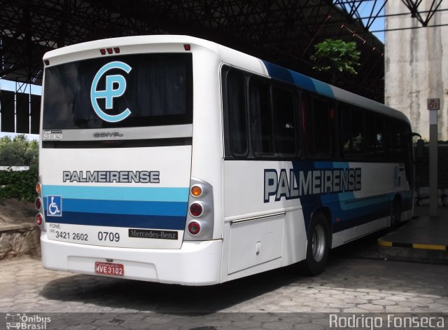 Expresso Palmeirense 0709 na cidade de Maceió, Alagoas, Brasil, por Rodrigo Fonseca. Número da foto: #939651.