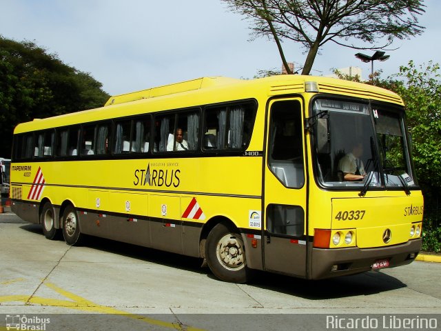 Viação Itapemirim 40337 na cidade de São Paulo, São Paulo, Brasil, por Ricardo Liberino. ID da foto: 939745.