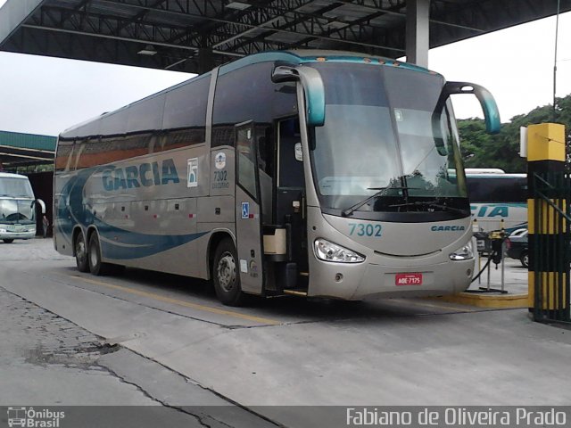 Viação Garcia 7302 na cidade de São Paulo, São Paulo, Brasil, por Fabiano de Oliveira Prado. Número da foto: #938827.