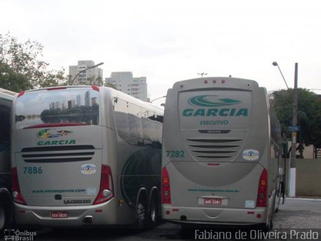 Viação Garcia 7282 na cidade de São Paulo, São Paulo, Brasil, por Fabiano de Oliveira Prado. Número da foto: #940523.